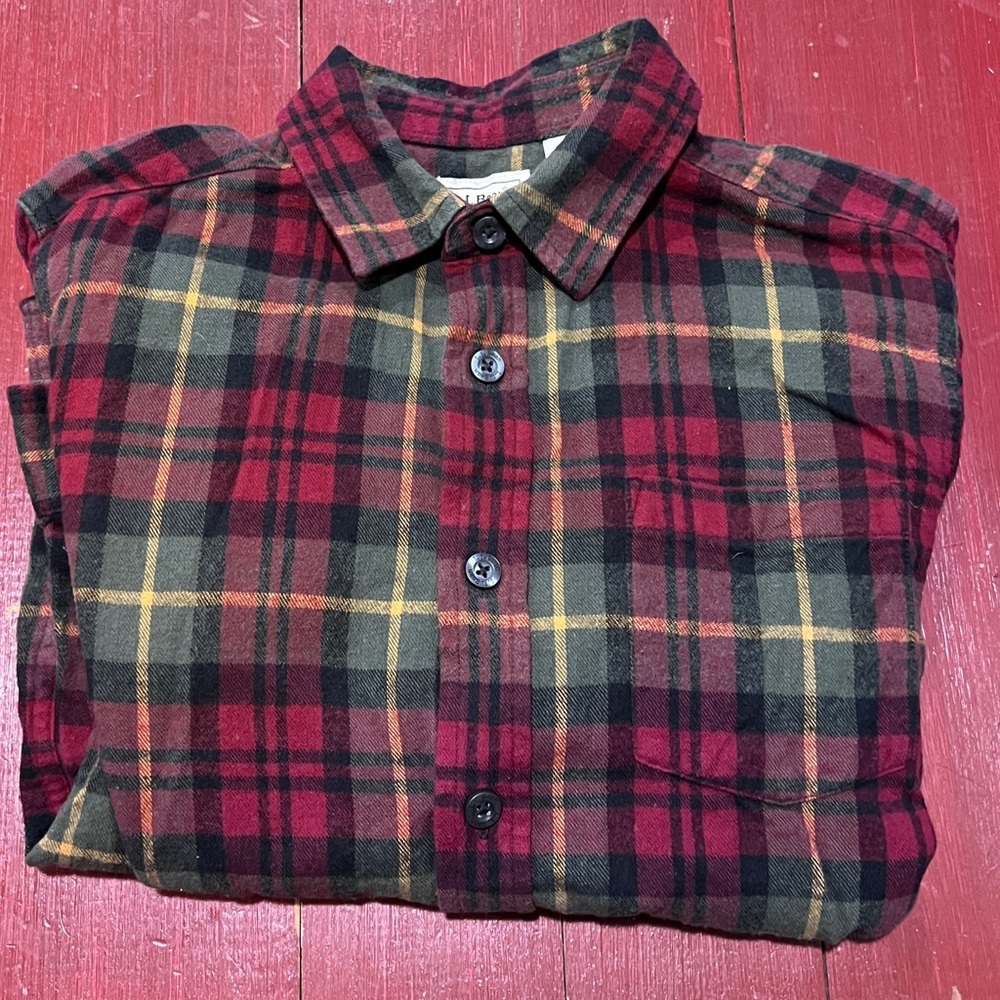 Boys LLBean Flannel Shirt